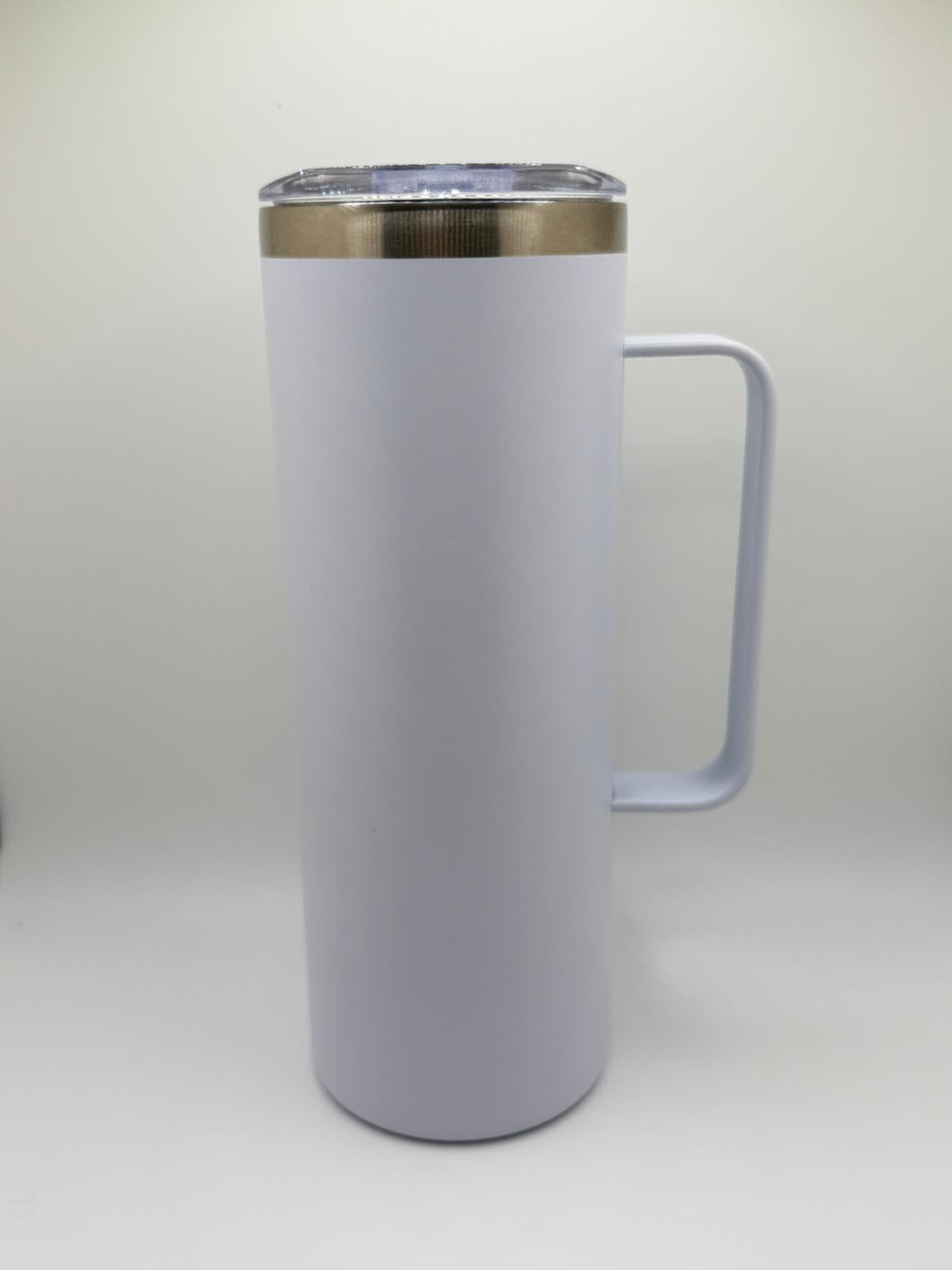 Stainless Steel Travel Mug & Reusable Tote Bag Bundle  (White, 20 oz)