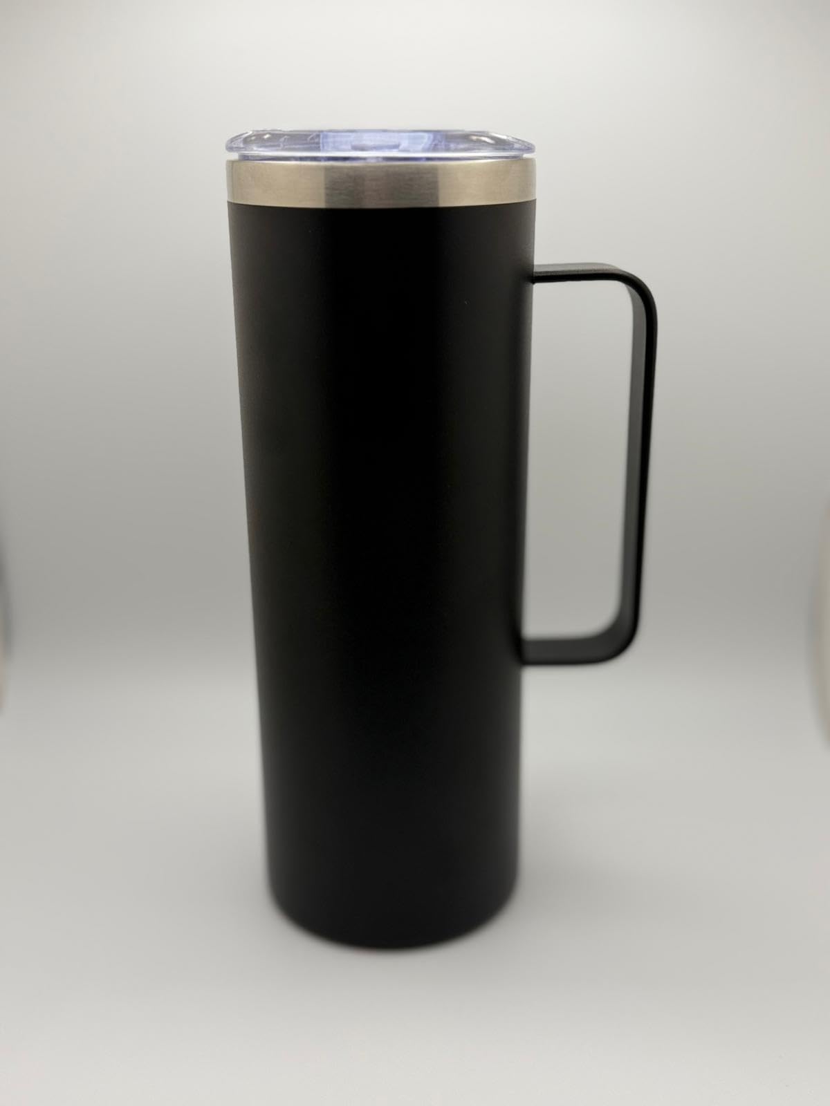 Stainless Steel Travel Mug & Reusable Tote Bag Bundle  (Black, 20 oz)