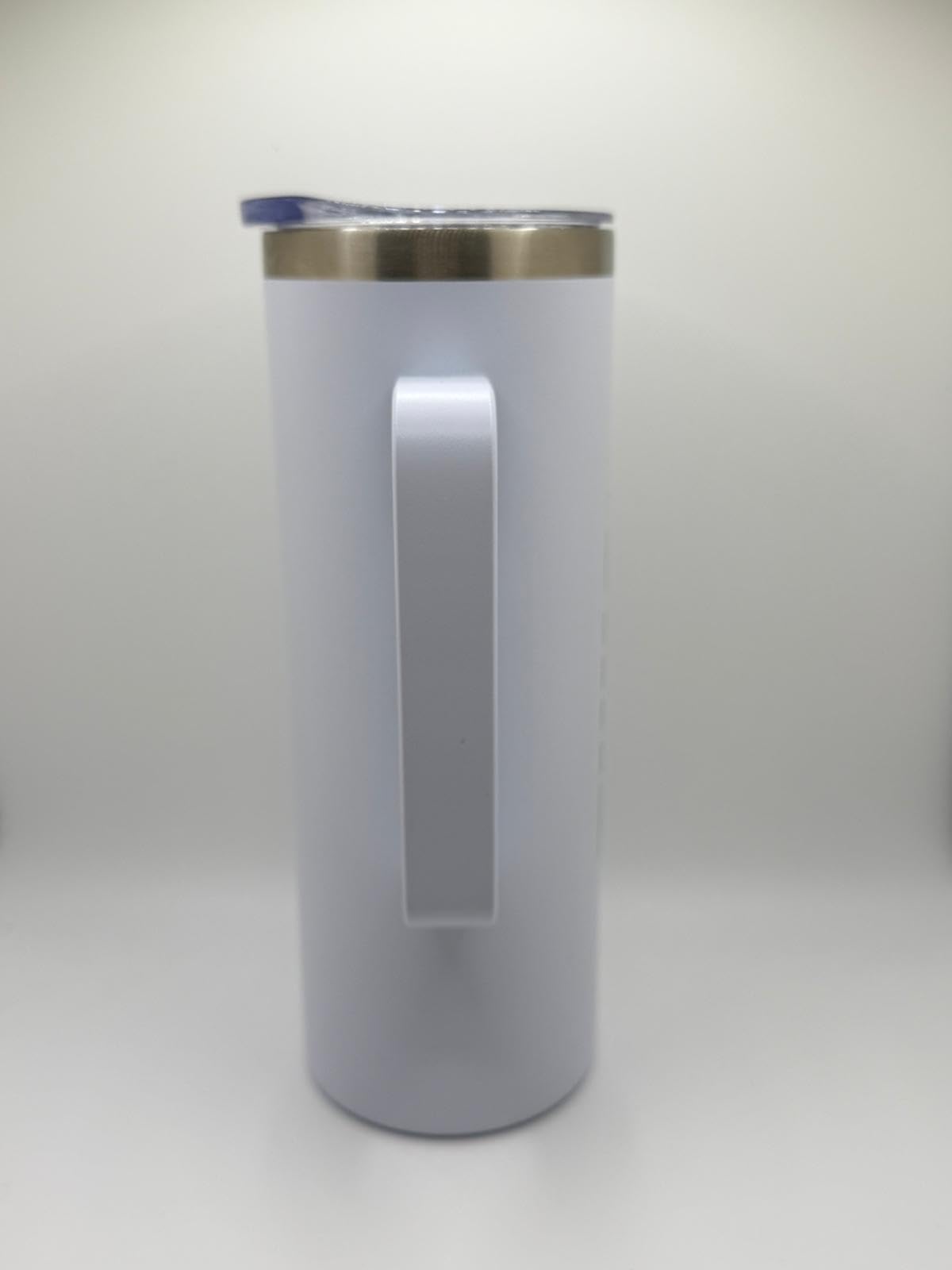 Stainless Steel Travel Mug & Reusable Tote Bag Bundle  (White, 20 oz)