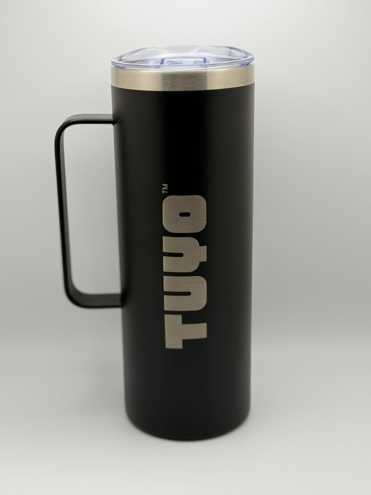 Stainless Steel Travel Mug & Reusable Tote Bag Bundle  (Black, 20 oz)